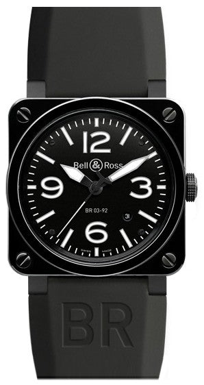 Bell & Ross Aviation Instruments BR0392-CER-BLP/SRB