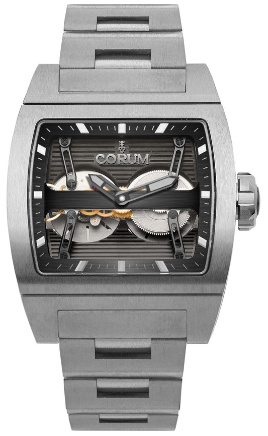 Corum Ti-Bridge Dual Winder Titanium Men's Watch 207.201.04/V250 0000