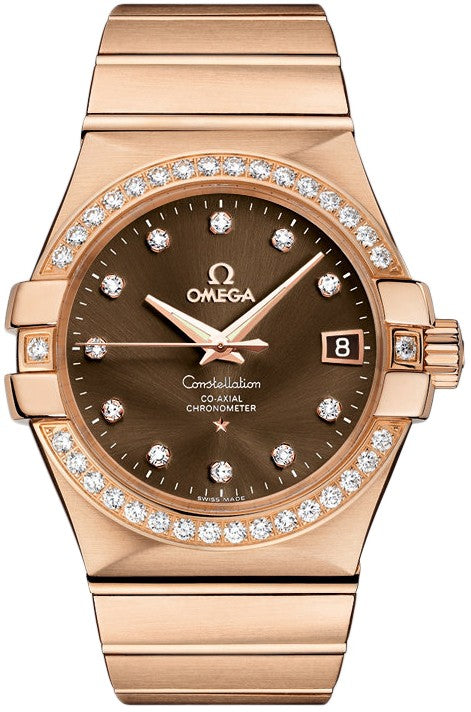 Omega Constellation Rose Gold Watch 123.55.35.20.63.001