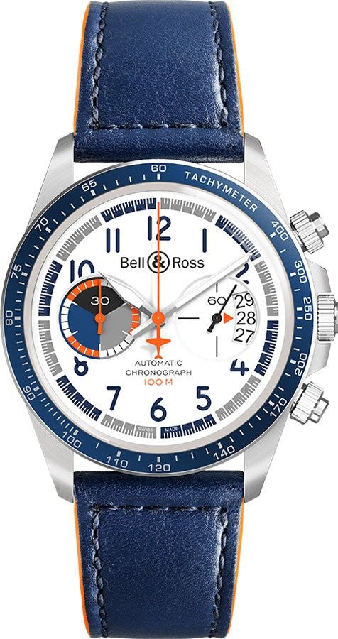 Bell & Ross Vintage Chronograph Limited Edition Men's Watch BRV294-BB-ST/SCA