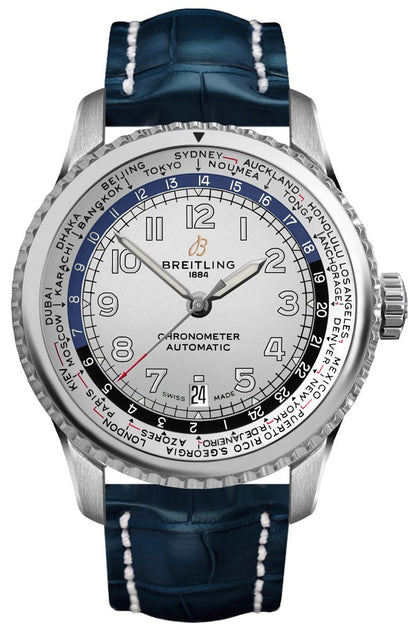 Breitling Aviator 8 Unitime Stainless Steel Men's Watch AB3521U01G1P4