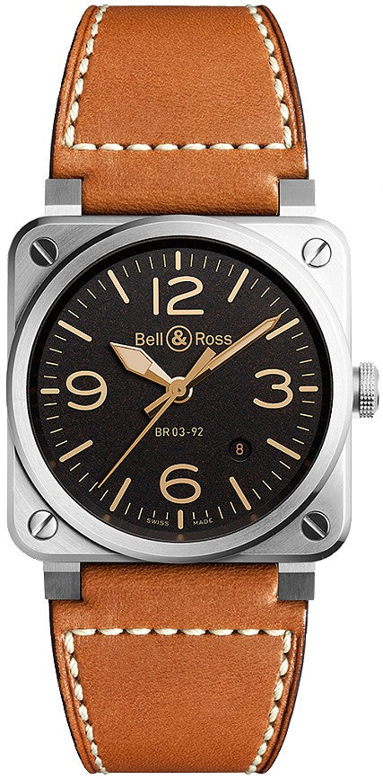 Bell & Ross Aviation Instruments 42mm Men's Watch BR0392-GH-ST/SCA