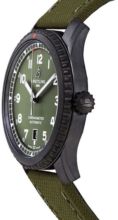 Breitling Aviator Green Dial Curtiss Warhawk Men's Watch M173152A1L1X2