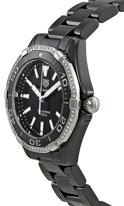 Tag Heuer Aquaracer Diamond Black Ceramic Women's Watch WAY1395.BH0716