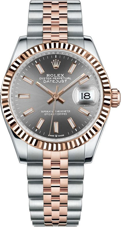 Rolex Datejust 31 Slate Grey Dial Two Tone Women's Watch 278271-0018