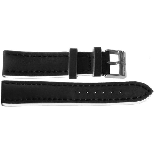 Breitling 20mm Black Leather Strap 222X