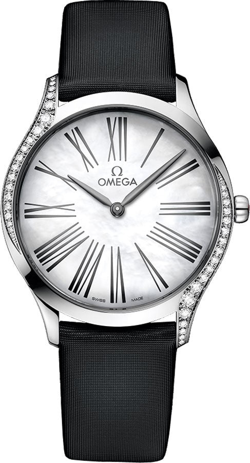 Omega De Ville Tresor Diamond 36mm Steel Women's Watch 428.17.36.60.05.001