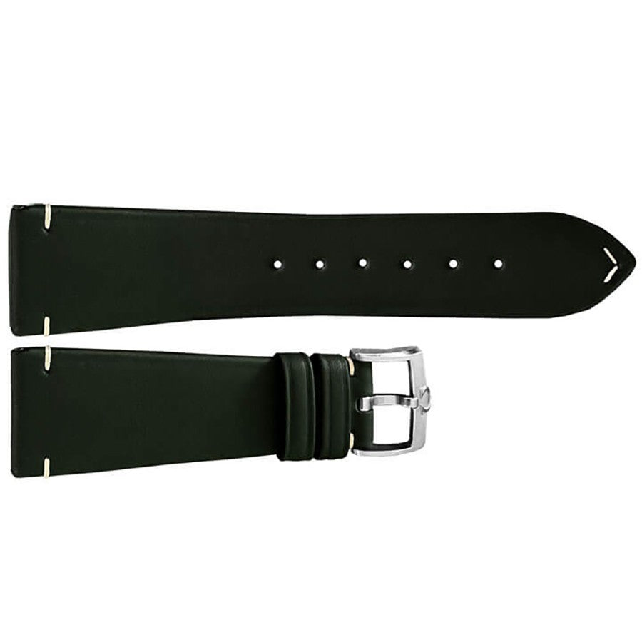 Omega 20mm Dark Green Leather Watch Strap 025STZ013357