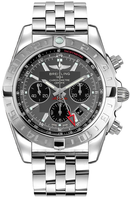 Breitling Chronomat 44 GMT Chronograph Grey Dial Men's Watch AB042011/F561-375A