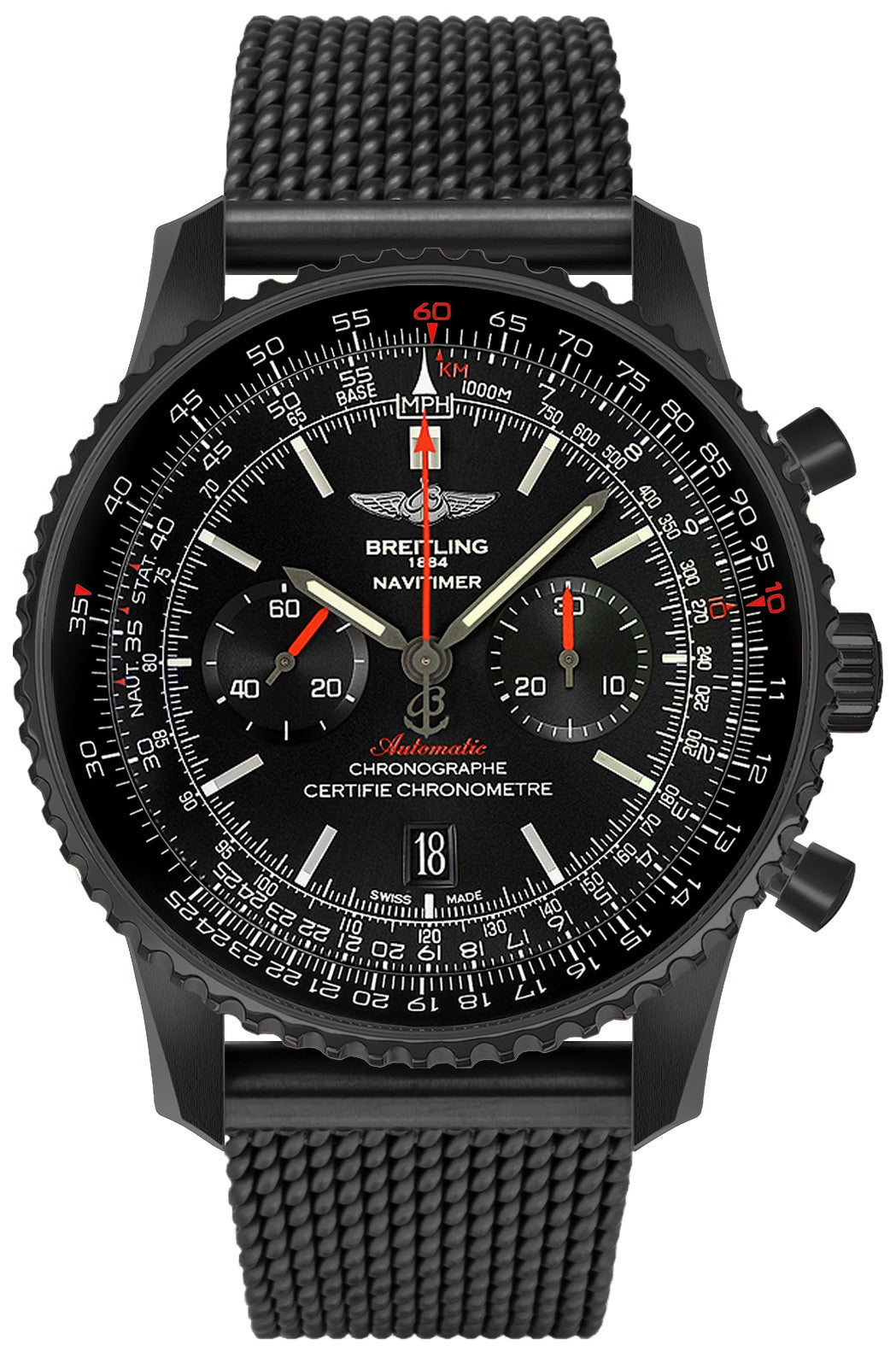 Breitling Navitimer 01 46 Blacksteel MB012822/BE51-159M