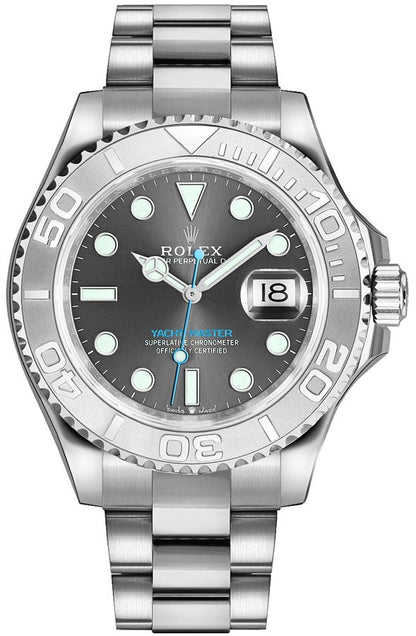 Rolex Yacht-Master 40 Platinum Bezel Men's Watch 126622-0001