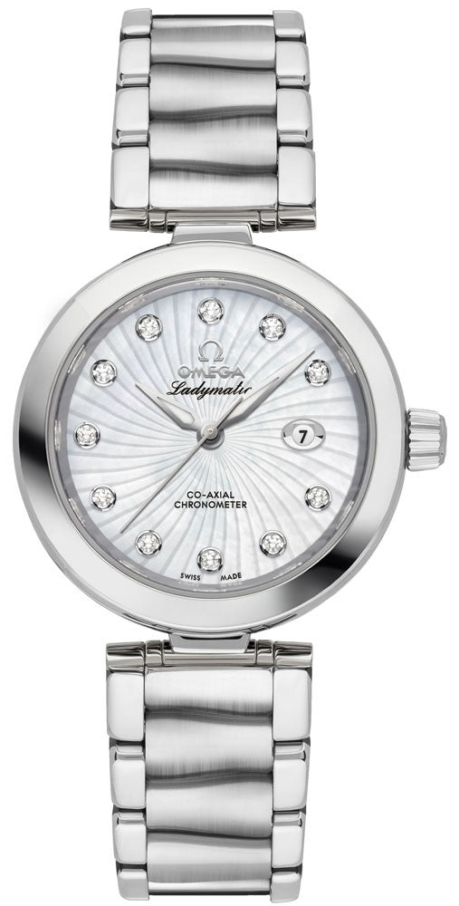 Omega De Ville Ladymatic 34mm Automatic Women's Luxury Watch 425.30.34.20.55.001