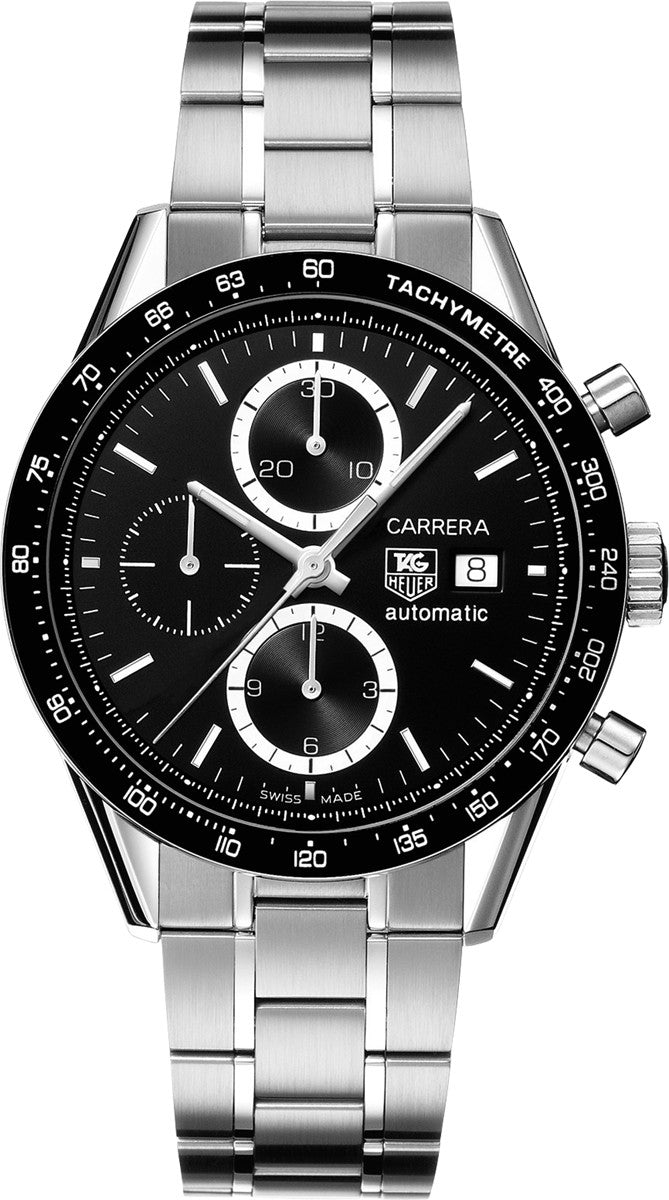 Tag Heuer Carrera 41mm Black Dial Men's Watch CV2010.BA0794