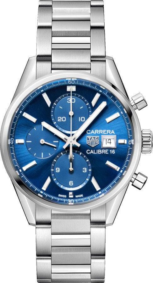 Tag Heuer Carrera Automatic Blue Dial Men's Watch CBK2112.BA0715