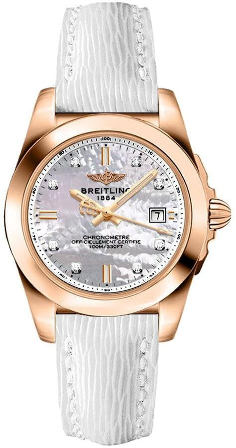 Breitling Galactic 32 Sleek Rose Gold Women's Watch H7133012/A803-235X