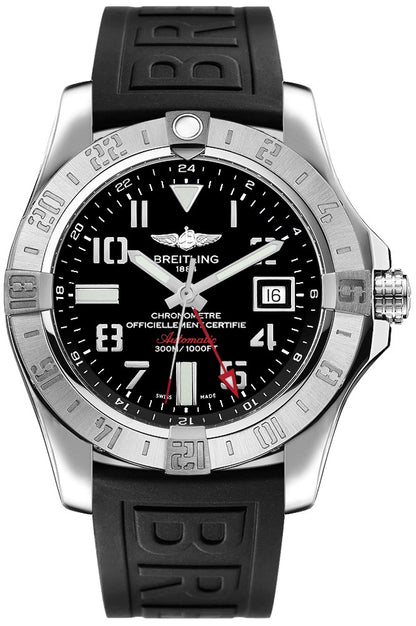 Breitling Avenger II GMT Black Dial Men's Watch A3239011/BC34-153S