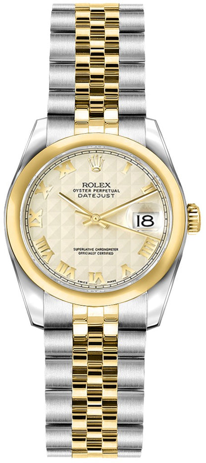 Rolex Lady-Datejust 26 Gold & Steel Women's Watch 179163