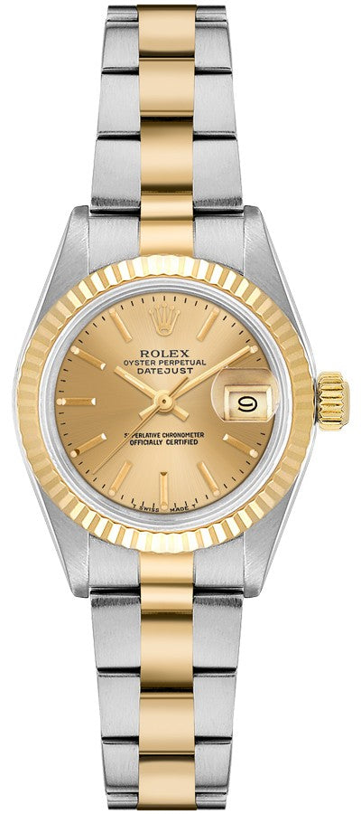 Rolex Lady-Datejust 26 Yellow Gold & Stainless Steel Women's Watch 69173