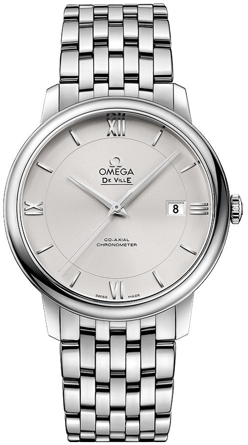 Omega De Ville Prestige Automatic Silver Dial Men's Watch 424.10.40.20.02.003