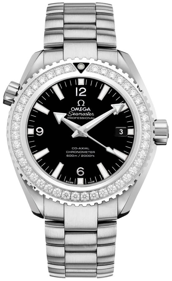 Omega Seamaster Planet Ocean 42mm Black Dial Diamond Watch 232.15.42.21.01.001