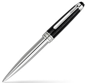 MontBlanc Meisterstuck Solitaire Ceramics Black Prisma Ballpoint Pen 103109