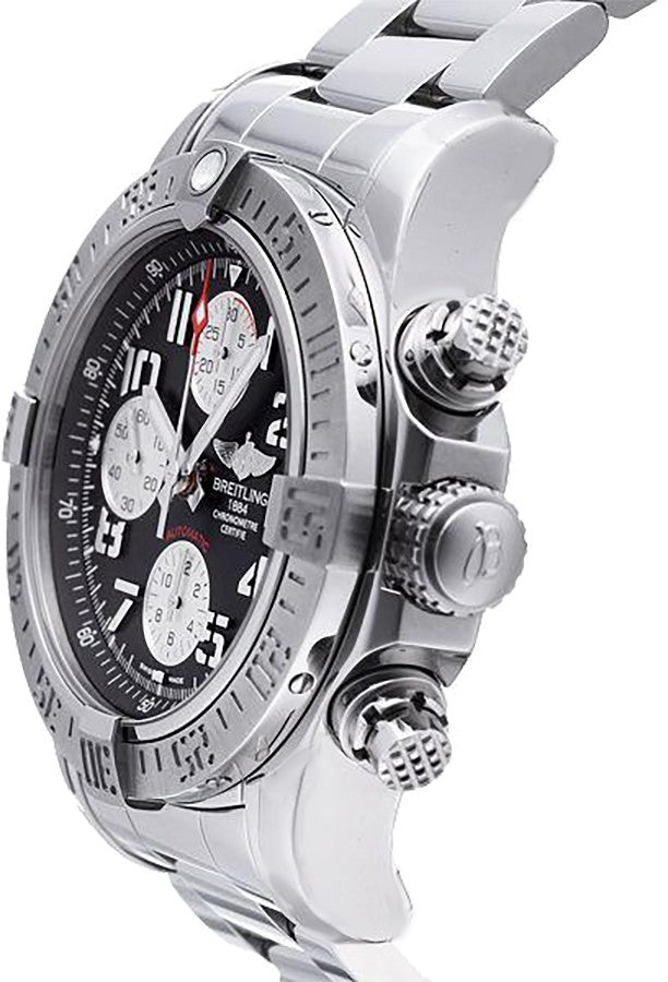 Breitling Avenger II Chronograph Black Dial 43mm Men's Watch A13381111B2A1