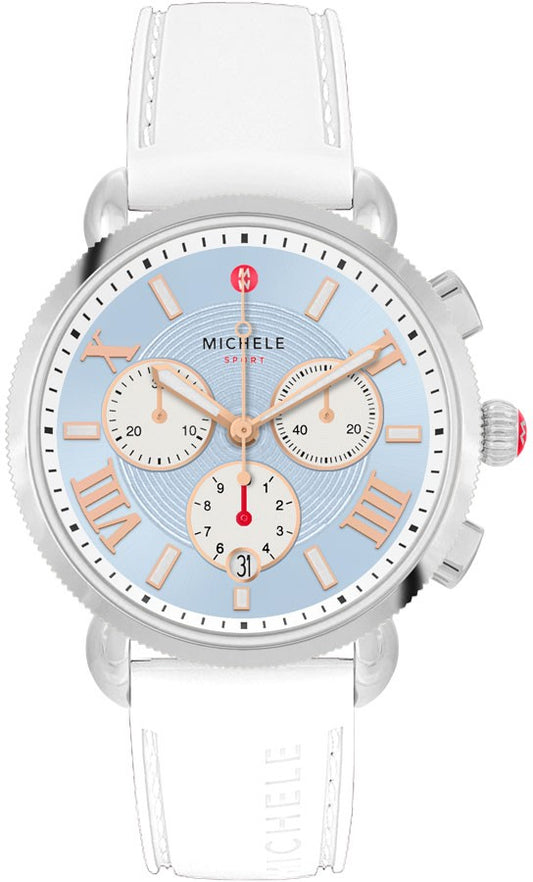 Michele Sporty Sport Sail Sky Blue Dial Women's Watch MWW01P000005