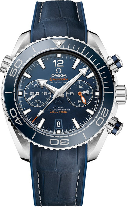 Omega Seamaster Planet Ocean Blue Chronograph Men's Watch 215.33.46.51.03.001