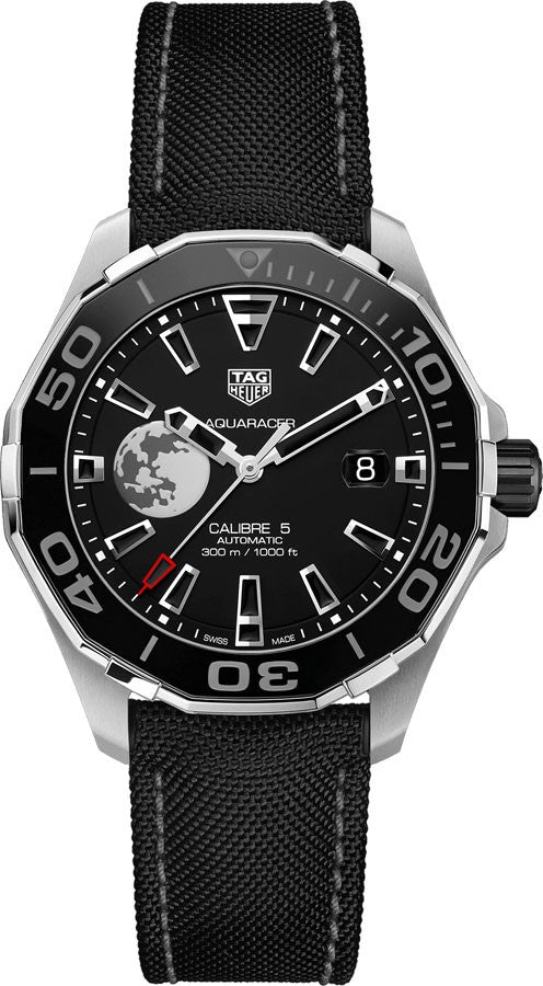 Tag Heuer Aquaracer Calibre 5 Moon Dial Men's Diving Watch WAY201J.FC6370