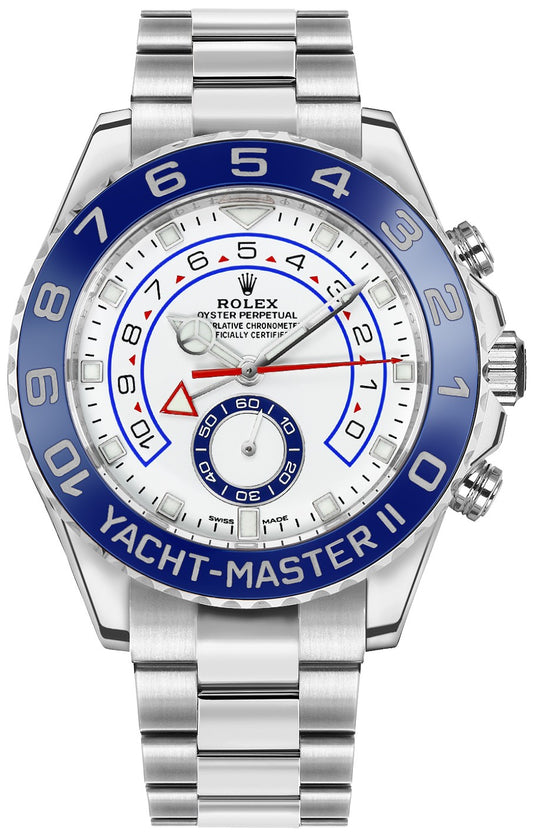 Rolex Yacht-Master II Oystersteel Men's Luxury Watch 116680-0002