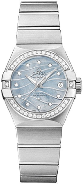 Omega Constellation Chronometer Diamond Women Watch 123.15.27.20.57.001