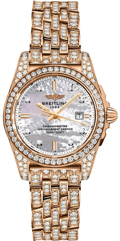 Breitling Galactic 29 Diamonds Women's Luxury Watch H7234863/A792-791T