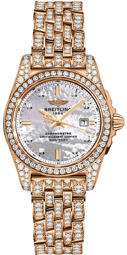 Breitling Galactic 29 Diamonds Women's Luxury Watch H7234863/A792-791T