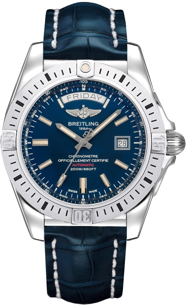 Breitling Galactic 44 Blue Dial 44mm Men's Watch A45320B9/C902-731P