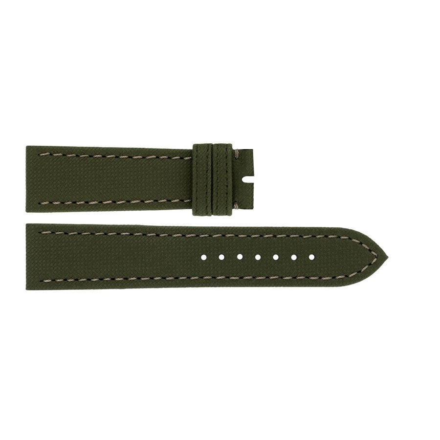 Breitling Green Military Calfskin 23mm Leather OEM Watch Strap 511X