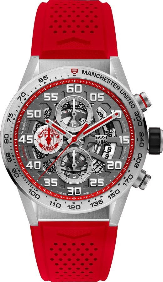 Tag Heuer Carrera Manchester United Special Men's Watch CAR201M.FT6156