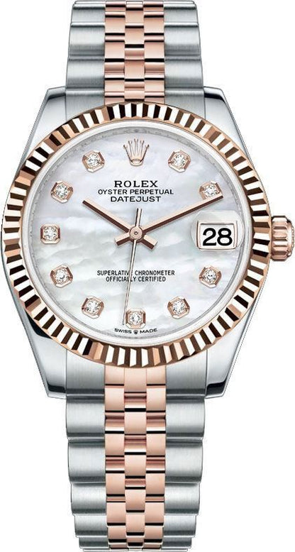 Rolex Datejust 31 Diamonds Jubilee Bracelet Women's Watch 278271-0026