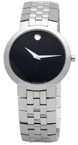 Movado Faceto Black Dial Men's Watch 0605040