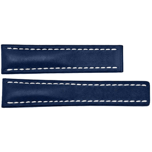 Breitling 24mm Blue Leather Strap 102X