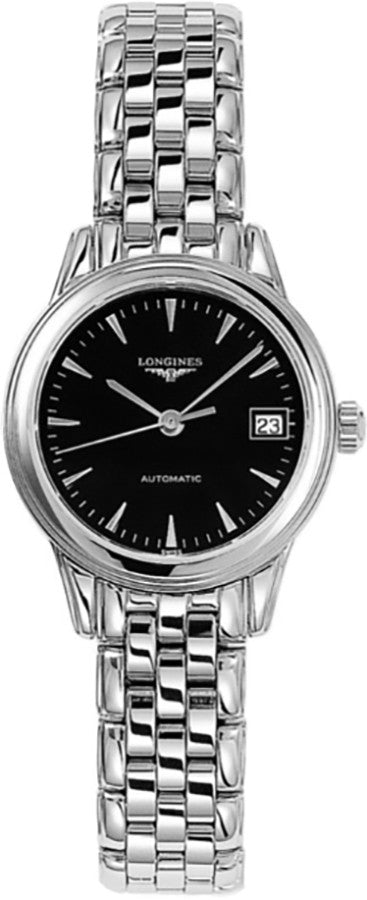 Longines Flagship Black Dial Stainless Steel Women's Watch L4.274.4.52.6