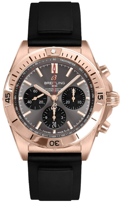 Breitling Chronomat B01 42 Rose Gold Men's Watch RB0134101B1S1