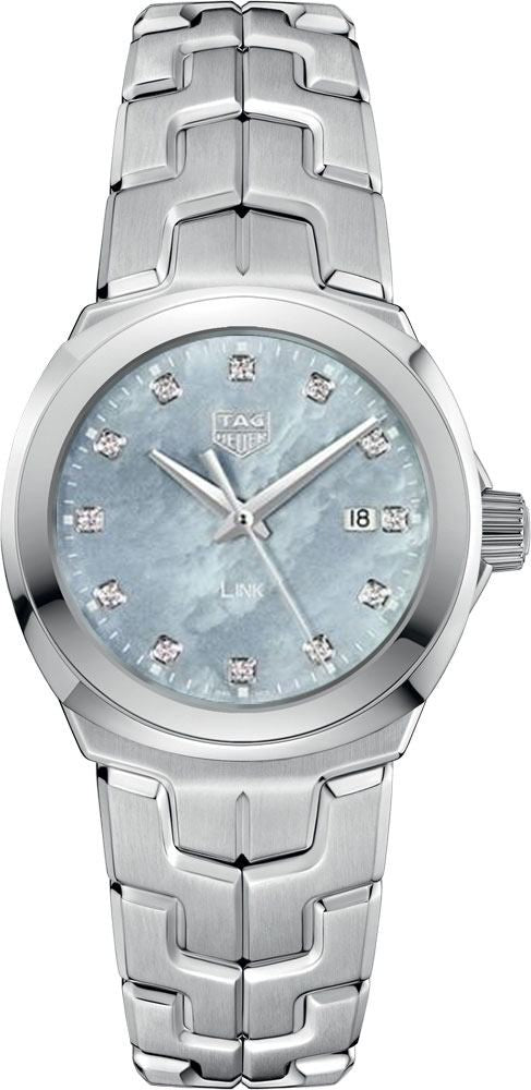 Tag Heuer Link Blue Mother of Pearl Ladies Watch WBC1313.BA0600