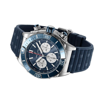 Breitling Super Chronomat B01 44 Blue Dial Men's Watch AB0136161C1S1