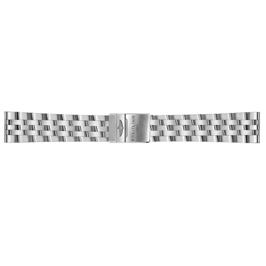 Breitling 22mm Pilot Brushed Steel Bracelet 389A