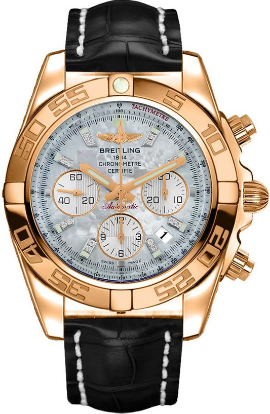 Breitling Chronomat 44 Rose Gold Men's Watch HB011012/A698-743P