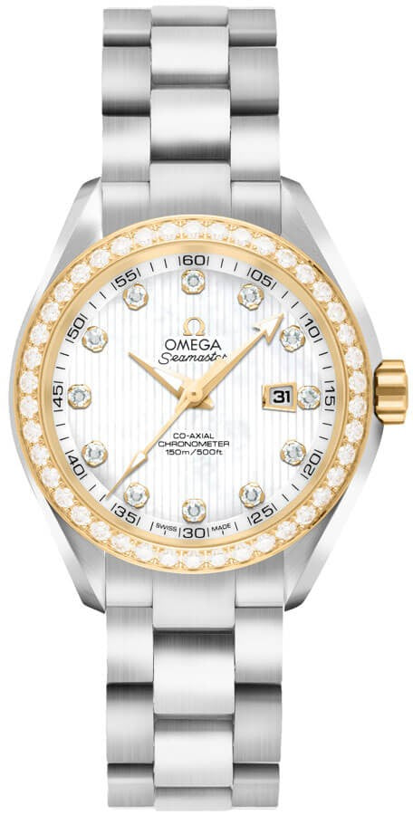 Omega Seamaster Aqua Terra 150M White Pearl Women's Watch 231.25.34.20.55.004