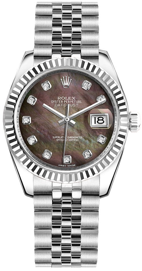 Rolex Datejust 31 Steel Women's Watch 178274-0046