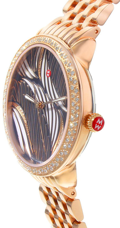 Michele Serein Limited Production Diamond Dial Ladies Watch MWW21B000091