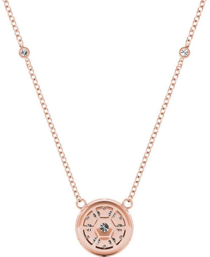 Diamond Round Pendant, .56 Carat on 18k Rose Gold P20242R