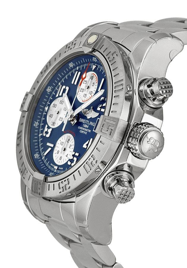 Breitling Avenger II Chronograph Blue Dial 43mm Men's Watch A13381111C1A1